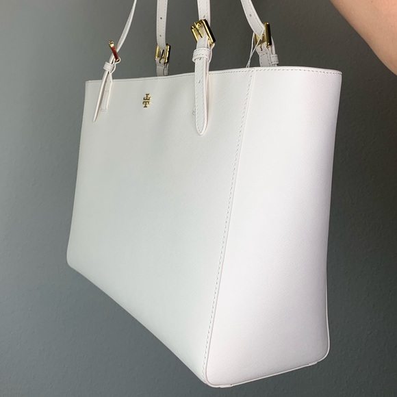 Tory Burch Large Emerson Buckle Leather Tote - Picture 8 of 8